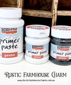 Pentart Primer Paste Gesso Black- 100ml – PipART Creations